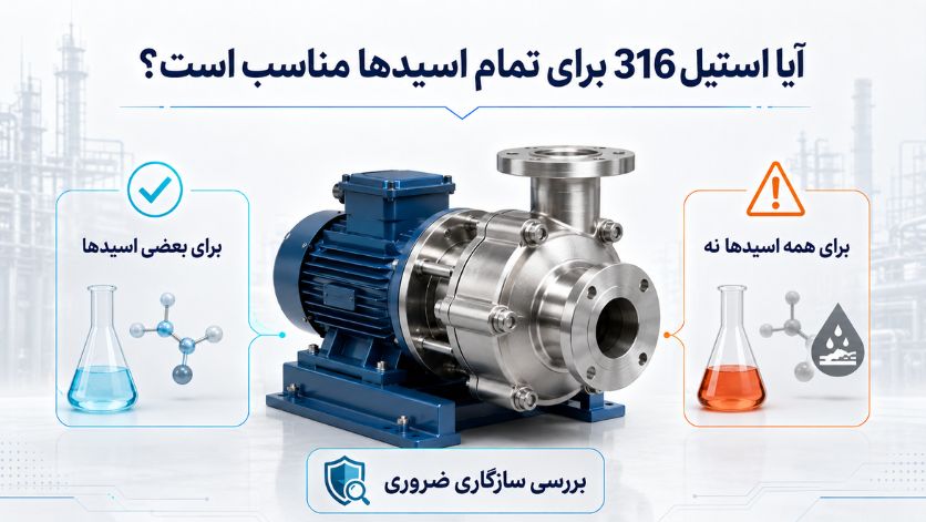 آیا استیل 316 برای تمام اسیدها مناسب است؟