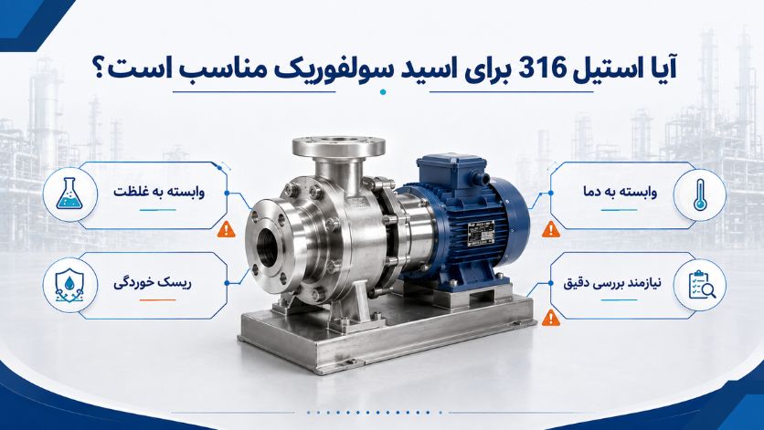 آیا استیل 316 برای اسید سولفوریک مناسب است؟